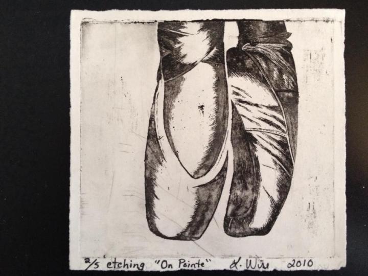 Gillian Etching on Pointe 2 of 5 2010