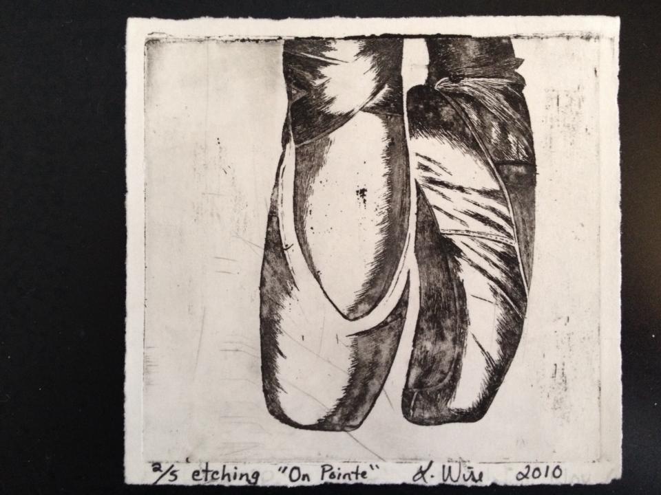 Gillian Etching on Pointe 2 of 5 2010